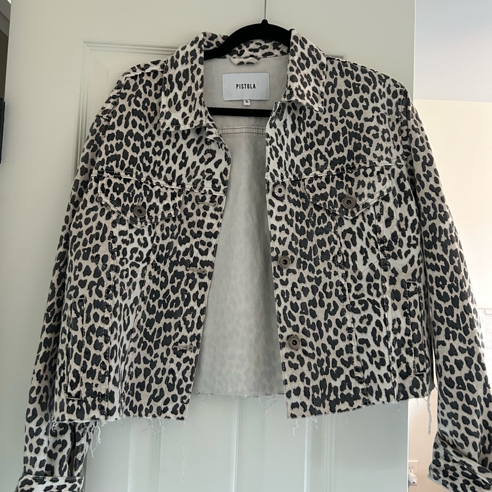 Pistola Cheetah Print Jacket. Size S. Worn once